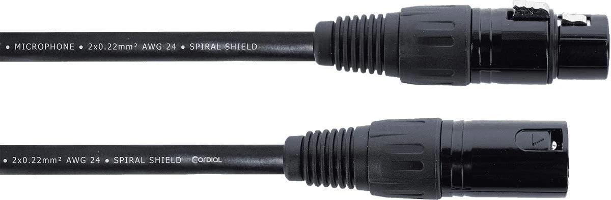 کابل میکروفون متعادل XLR مدل CORDIAL Kabel ECL EM10FM
