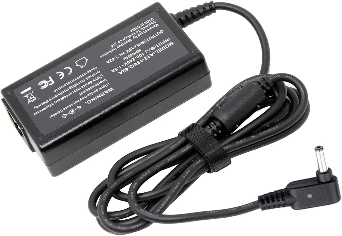 شارژر 65 واتی جایگزین جدید - 4.0 x 1.35mm - آداپتور برای ASUS Zenbook Vivobook 14 15 S14 S15 E203m E203n E406ma S200e S510u UX305 UX305f UX310u X102b X453m شارژر 65 واتی جایگزین جدید - 4.0 x 1.35mm - آداپتور برای ASUS Zenbook Vivobook 14 15 S14 S15 E203m E203n E406ma S200e S510u UX305 UX305f UX310u X102b X453m