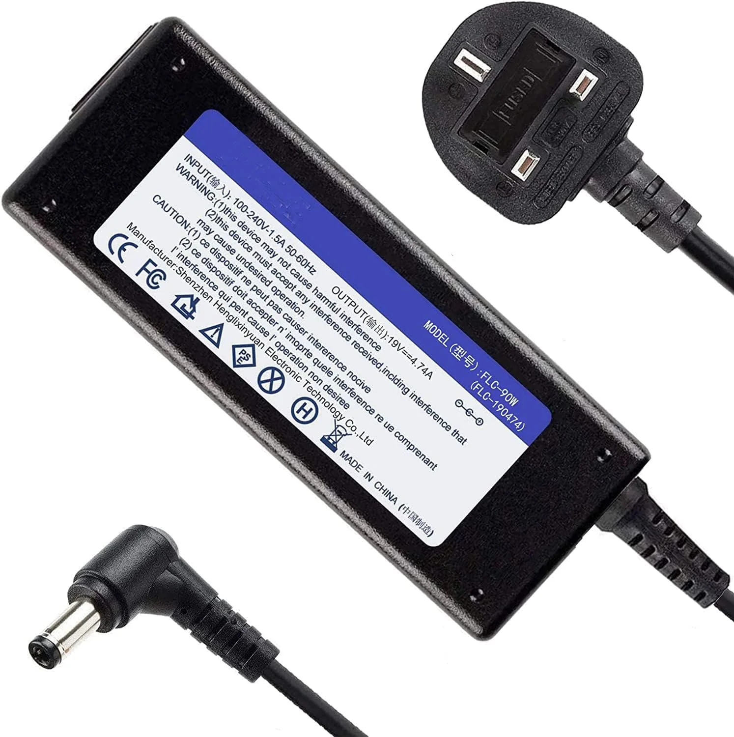 شارژر لپ تاپ 19 ولت 4.74 آمپر 90 وات سازگار با کابل شارژ ASUS، منبع تغذیه نوت بوک، آداپتور AC، شارژر قابل حمل کامپیوتر، منبع تغذیه باتری، کانکتور: 5.5 x 2.5mm شارژر لپ تاپ 19 ولت 4.74 آمپر 90 وات سازگار با کابل شارژ ASUS، منبع تغذیه نوت بوک، آداپتور AC، شارژر قابل حمل کامپیوتر، منبع تغذیه باتری، کانکتور: 5.5 x 2.5mm