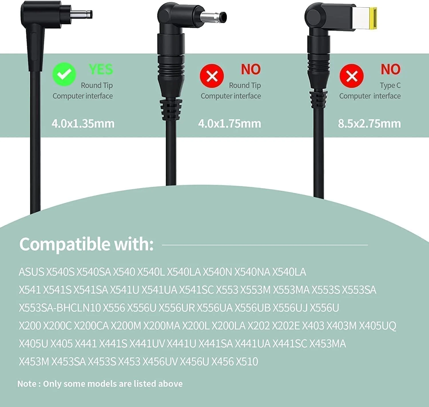 شارژر 45 واتی زکسن برای لپ تاپ ایسوس – آداپتور AC با ولتاژ 19 ولت و جریان 2.37 آمپر برای ایسوس X540، X541، C202SA، C300M. نوع کانکتور: 4.0mm x 1.35mm شارژر 45 واتی زکسن برای لپ تاپ ایسوس – آداپتور AC با ولتاژ 19 ولت و جریان 2.37 آمپر برای ایسوس X540، X541، C202SA، C300M. نوع کانکتور: 4.0mm x 1.35mm