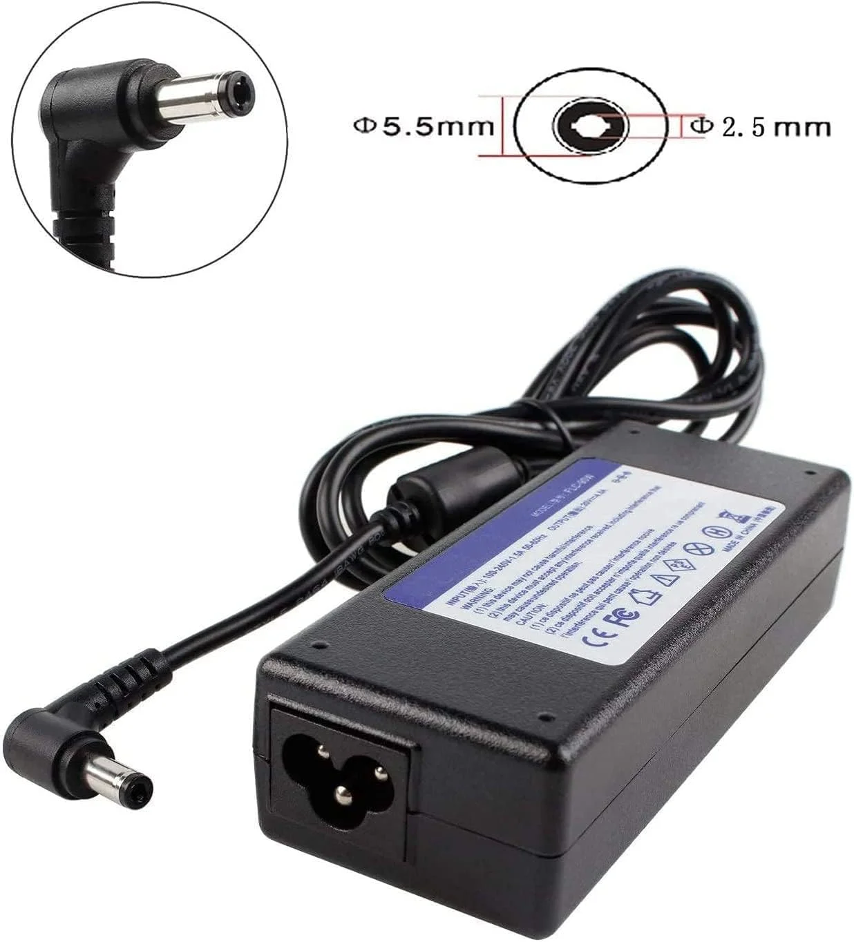 شارژر لپ تاپ 19 ولت 4.74 آمپر 90 وات سازگار با کابل شارژ ASUS، منبع تغذیه نوت بوک، آداپتور AC، شارژر قابل حمل کامپیوتر، منبع تغذیه باتری، کانکتور: 5.5 x 2.5mm شارژر لپ تاپ 19 ولت 4.74 آمپر 90 وات سازگار با کابل شارژ ASUS، منبع تغذیه نوت بوک، آداپتور AC، شارژر قابل حمل کامپیوتر، منبع تغذیه باتری، کانکتور: 5.5 x 2.5mm