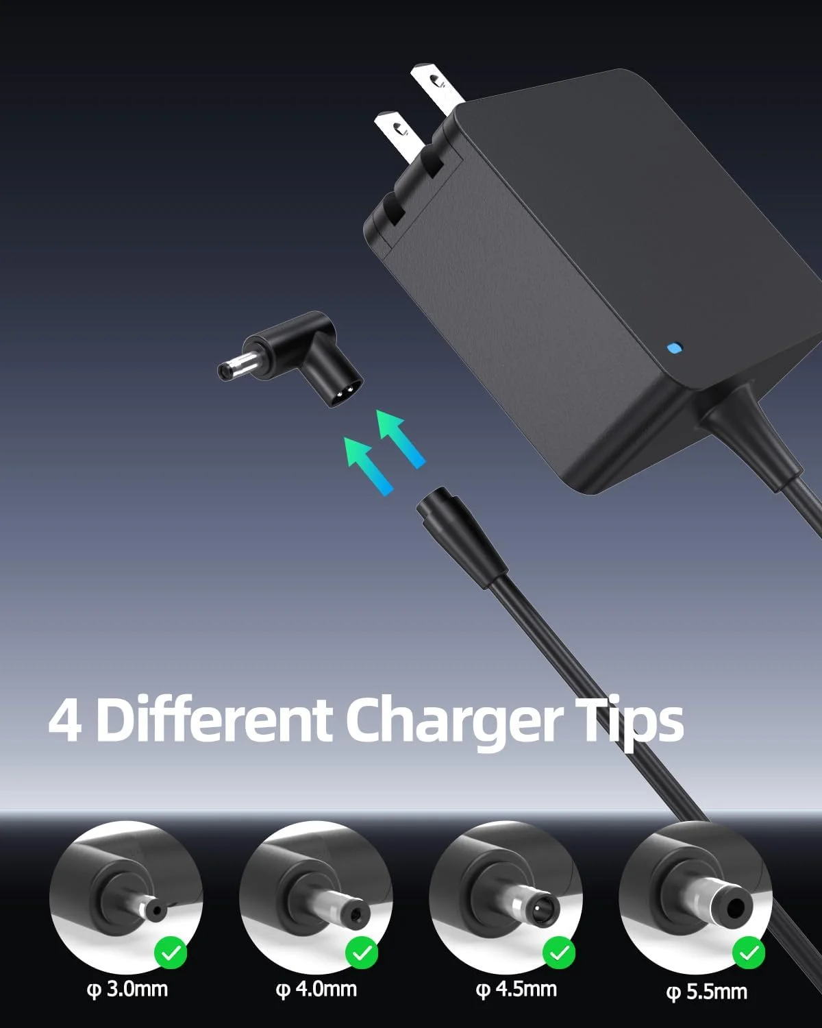 شارژر مناسب برای لپ تاپ ایسوس، جایگزین برای آداپتور شارژر کامپیوتر نوت بوک ویووبوک، ذنبوک، کروم بوک 65 وات، 45 وات، 33 وات شارژر مناسب برای لپ تاپ ایسوس، جایگزین برای آداپتور شارژر کامپیوتر نوت بوک ویووبوک، ذنبوک، کروم بوک 65 وات، 45 وات، 33 وات