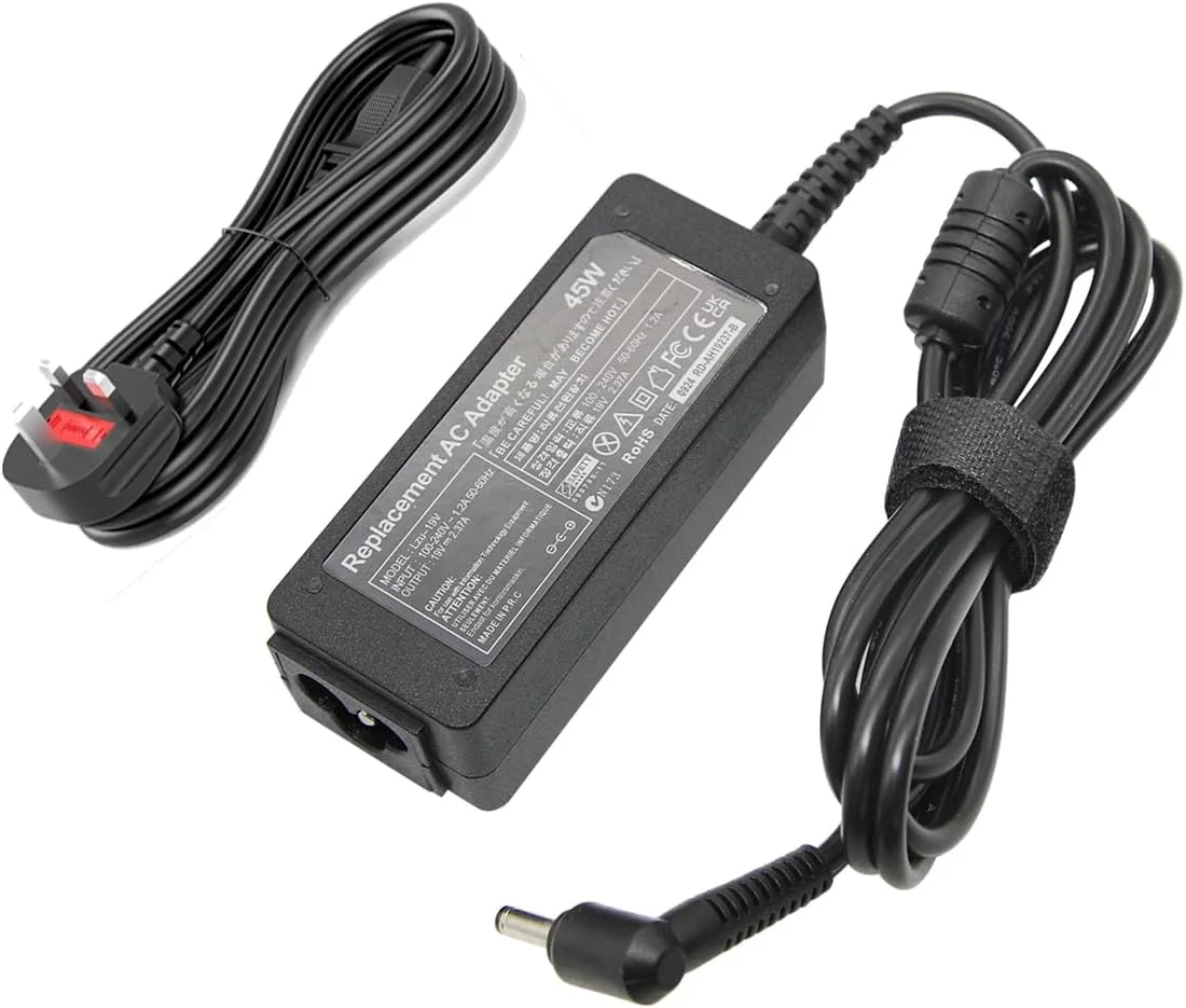 آداپتور شارژر 45 واتی ایسوس 19 ولت 2.37 آمپر 4.0x1.35 میلیمتر مناسب برای ASUS X441 S200 UX305F TP501 X453 E402 UX305CA به همراه کابل شارژ UK آداپتور شارژر 45 واتی ایسوس 19 ولت 2.37 آمپر 4.0x1.35 میلیمتر مناسب برای ASUS X441 S200 UX305F TP501 X453 E402 UX305CA به همراه کابل شارژ UK