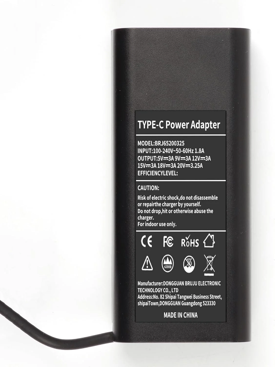 65W Type C Chromebook Laptop Charger Compatible with Dell HP Lenovo ThinkPad IdeaPad ASUS ROG Acer Samsung MSI Huawei and More Universal USB C Fast Power Adapter