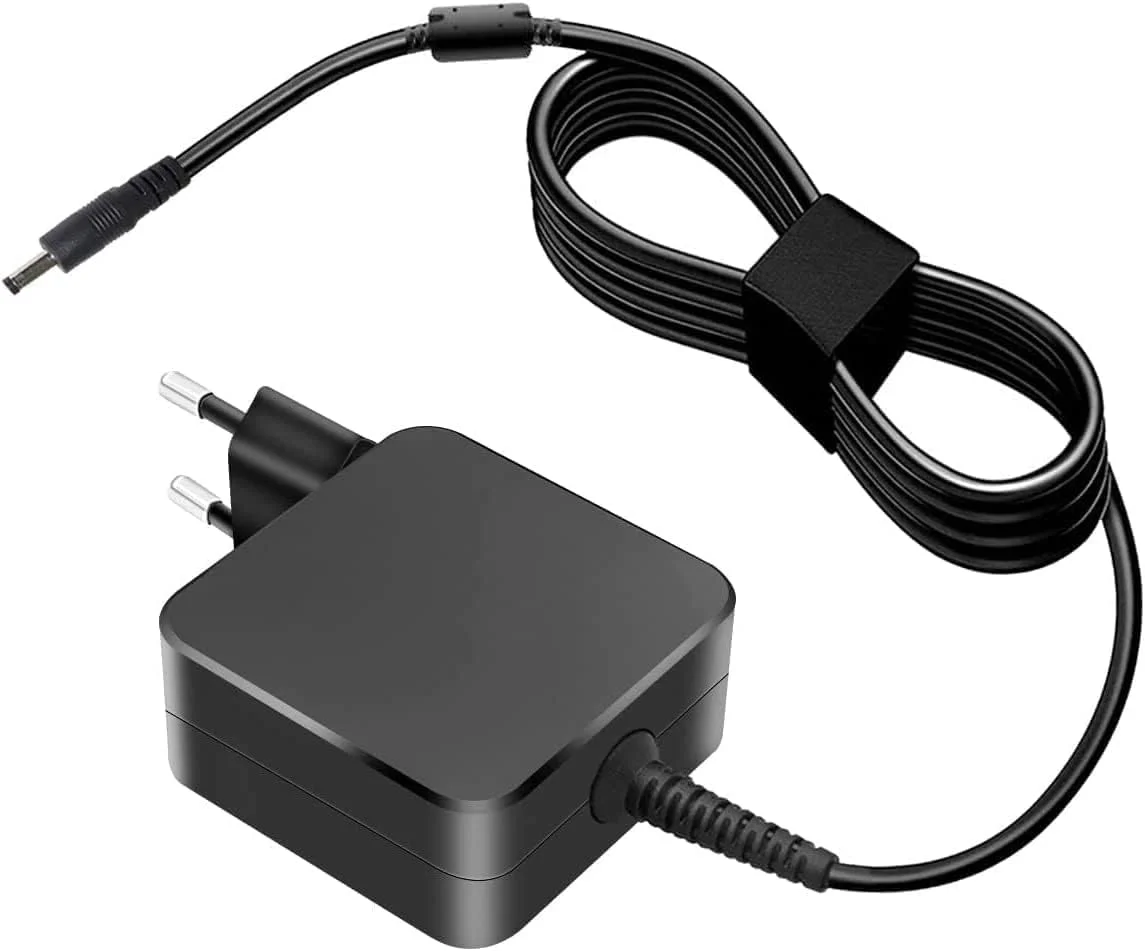 شارژر لپ تاپ DTK، 19 ولت، 2.37 آمپر، 45 وات، منبع تغذیه لپ تاپ ایسوس، فیش: 4 در 1.35 میلی متر (سازگار با 5.5 در 2.5 میلی متر نیست)