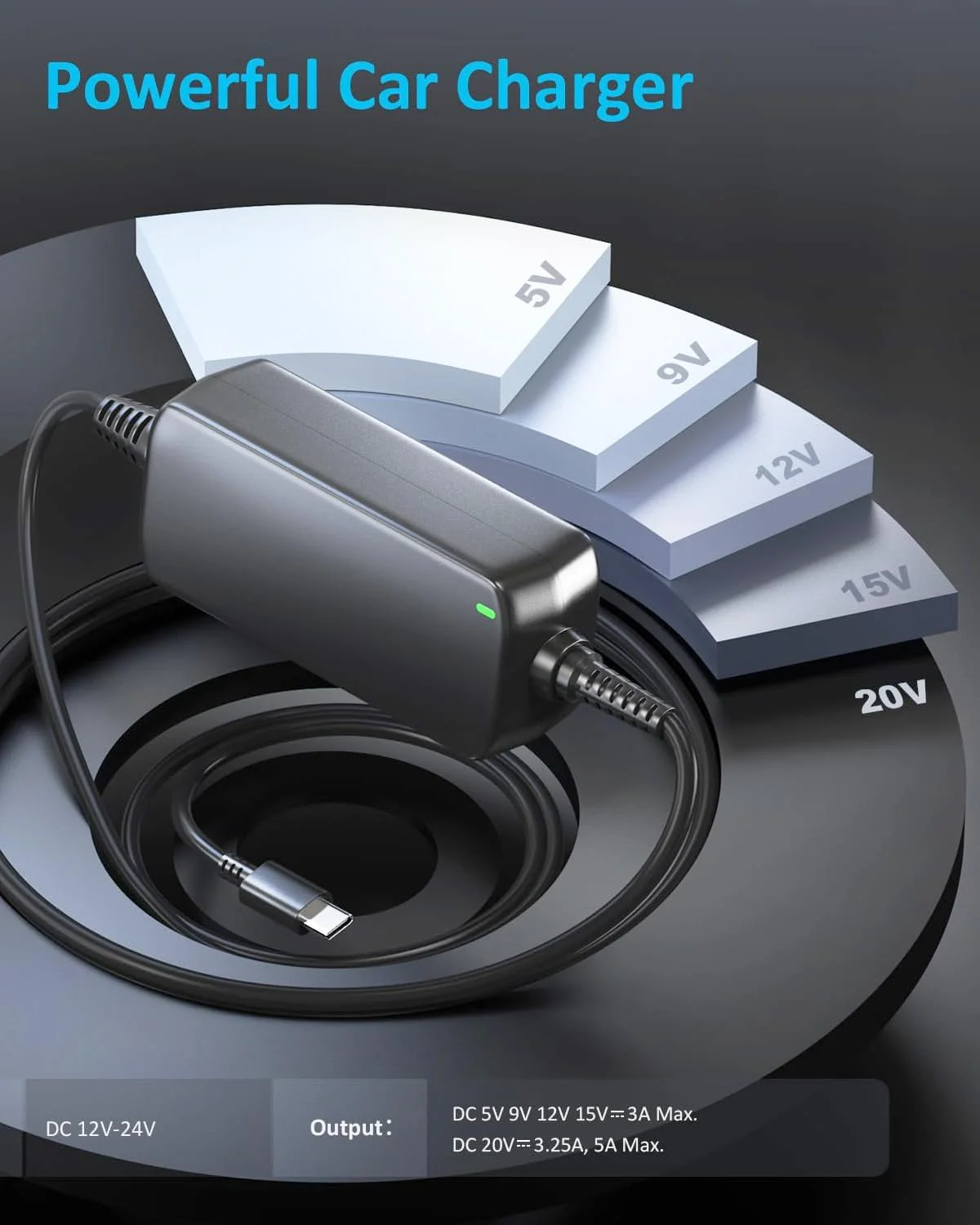 شارژر فندکی 100 واتی USB C سازگار با لنوو Thinkpad، اچ پی، دل، ایسر، ایسوس، کروم بوک، سامسونگ، مک بوک، ام اس آی، اینجو و سایر دستگاه های Type-C آداپتور برق لپ تاپ یونیورسال 90 وات 65 وات شارژر فندکی 100 واتی USB C سازگار با لنوو Thinkpad، اچ پی، دل، ایسر، ایسوس، کروم بوک، سامسونگ، مک بوک، ام اس آی، اینجو و سایر دستگاه های Type-C آداپتور برق لپ تاپ یونیورسال 90 وات 65 وات