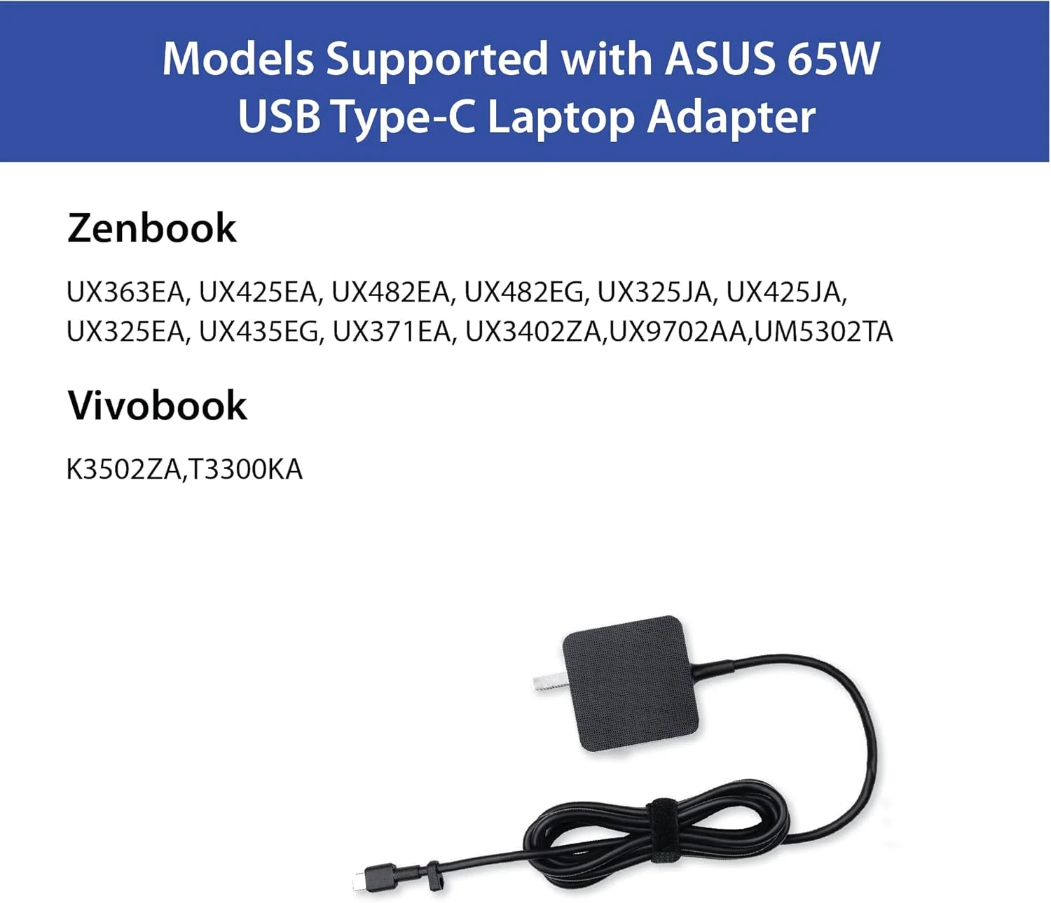 آداپتور/شارژر 65 واتی USB Type-C ایسوس مدل AC65-00، فناوری USB PD 3.0 با خروجی 5V/3A، 9V/3A، 15V/3A و 20V/3.25A برای لپ تاپ، مشکی آداپتور/شارژر 65 واتی USB Type-C ایسوس مدل AC65-00، فناوری USB PD 3.0 با خروجی 5V/3A، 9V/3A، 15V/3A و 20V/3.25A برای لپ تاپ، مشکی