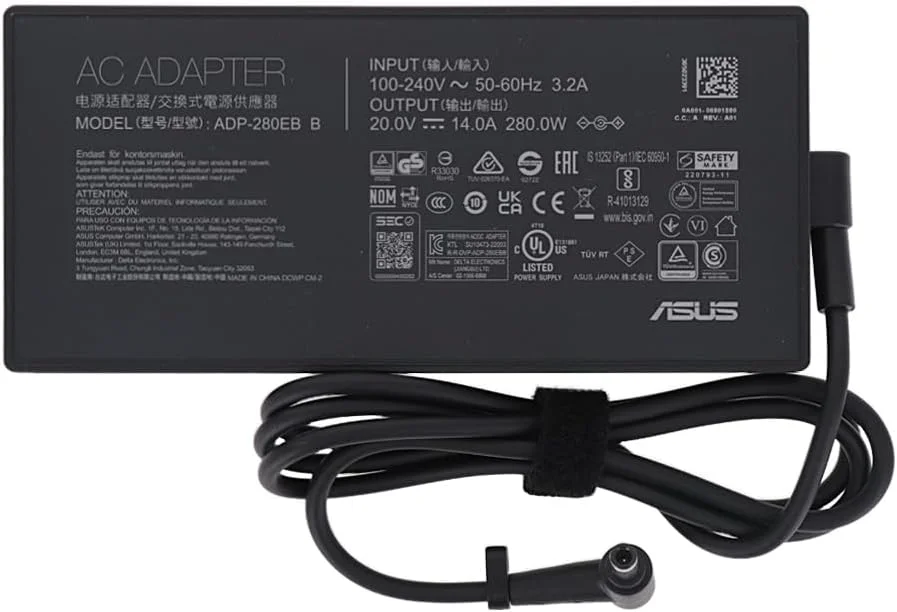 آداپتور لپ تاپ ایسوس ROG 280W - مدل AD280-00E (ADP-280EB B)