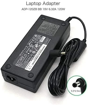 آداپتور 120 واتی 19V 6.32A سازگار با ASUS EEE Top ET2400AG, ET2400E, ET2400EGT, F70A, ADP-120ZB BB منبع تغذیه لپ تاپ آداپتور 120 واتی 19V 6.32A سازگار با ASUS EEE Top ET2400AG, ET2400E, ET2400EGT, F70A, ADP-120ZB BB منبع تغذیه لپ تاپ