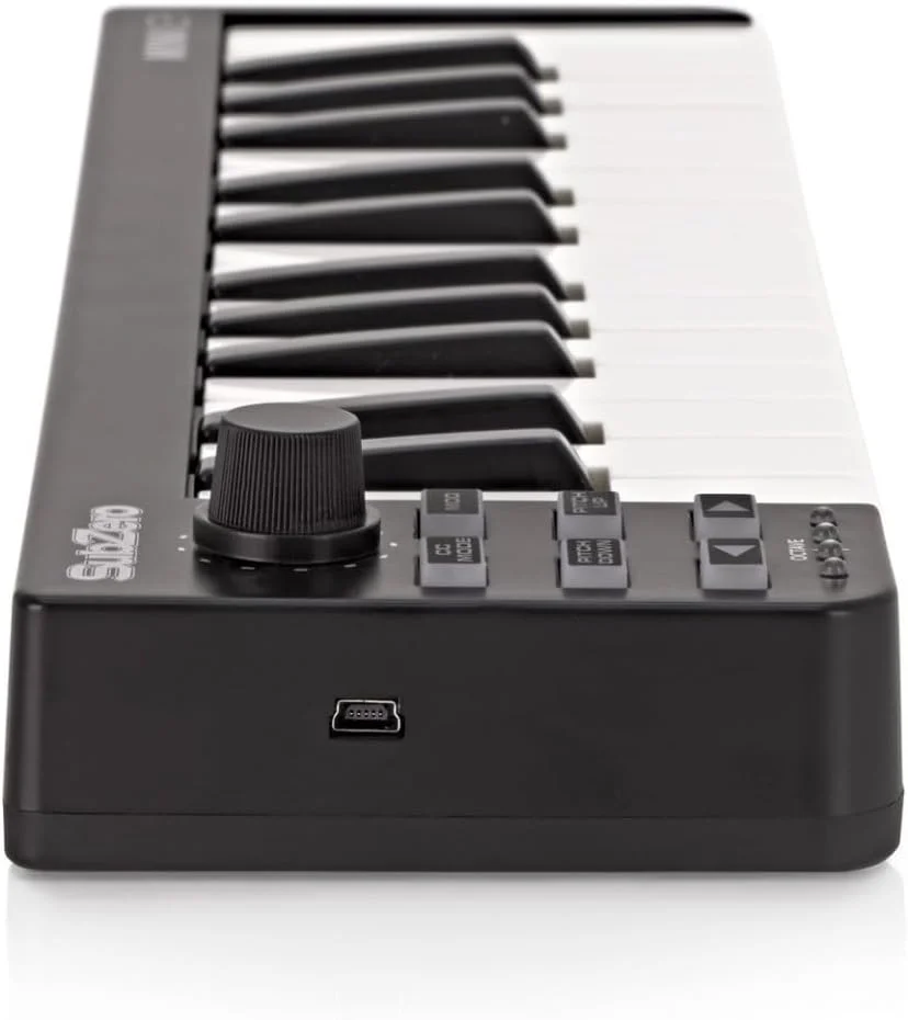 کنترلر میدی کیبورد قابل حمل SubZero با 25 کلید حساس به ضربه، USB، یکپارچه‌سازی Plug-and-Play، سوئیچ اکتاو داخلی، شامل کابل USB