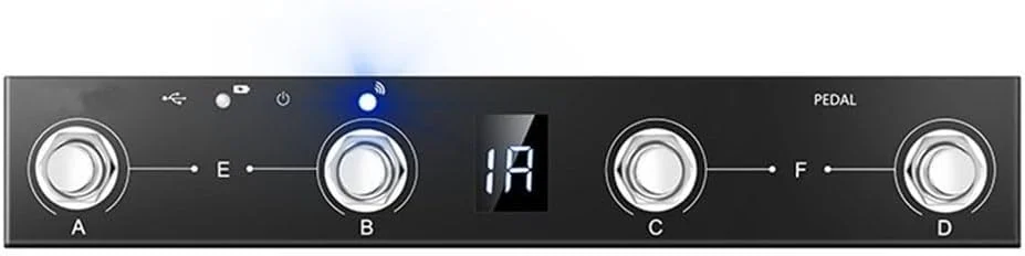کنترلر پدال پایی قابل حمل برای MIDI، پدال 4 دکمه ای قابل شارژ، 21.2 x 3.6 x 1.7 سانتی متر، کنترل برنامه هوشمند کنترلر پدال پایی قابل حمل برای MIDI، پدال 4 دکمه ای قابل شارژ، 21.2 x 3.6 x 1.7 سانتی متر، کنترل برنامه هوشمند