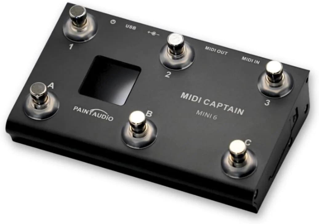 کنترلر PAINTAUDIO MIDI Captain Nano 4/Mini 1.8 متری، سینتی سایزر صفحه کلید چند افکتی، نرم افزار موسیقی USB-MIDI، پشتیبانی از Bias، فرمانده PC/CC/Note (MIDI Captain Mini 6)