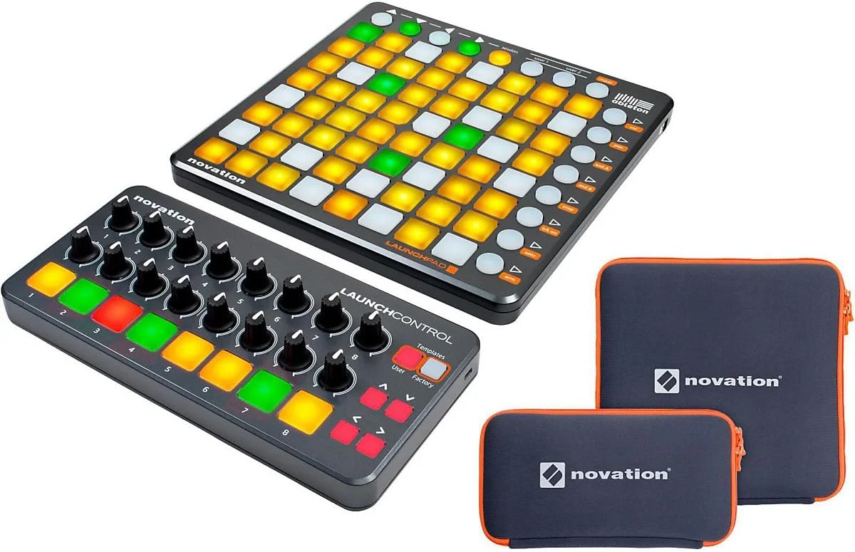 پک کنترل Novation LAUNCHPAD S با LAUNCHCONTROL به همراه 2 کاور