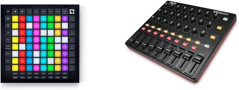Novation Launchpad Pro [MK3] و AKAI Professional Midimix - میکسر MIDI قابل حمل و کنترلر DAW