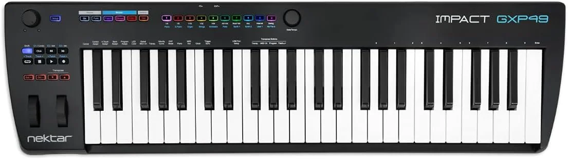 نکتار Impact GXP49 | کیبورد کنترلر MIDI USB با ادغام Nektar DAW