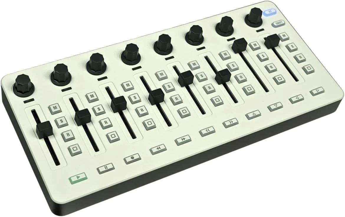 M-Vave SMC-Mixer – کنترلر/میکسر MIDI بلوتوث بی‌سیم با 8 رمزگذار، با قابلیت کارکرد با باتری و USB