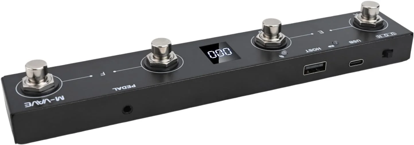 کنترلر پدال پایی MIDI سبک با شارژ سریع و عمر باتری طولانی برای نوازندگان (مشکی)