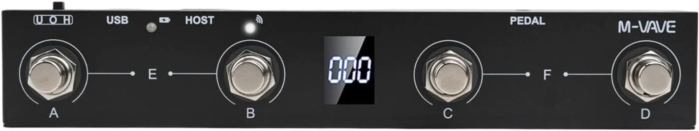 کنترلر پدال پایی MIDI سبک با شارژ سریع و عمر باتری طولانی برای نوازندگان (مشکی) کنترلر پدال پایی MIDI سبک با شارژ سریع و عمر باتری طولانی برای نوازندگان (مشکی)