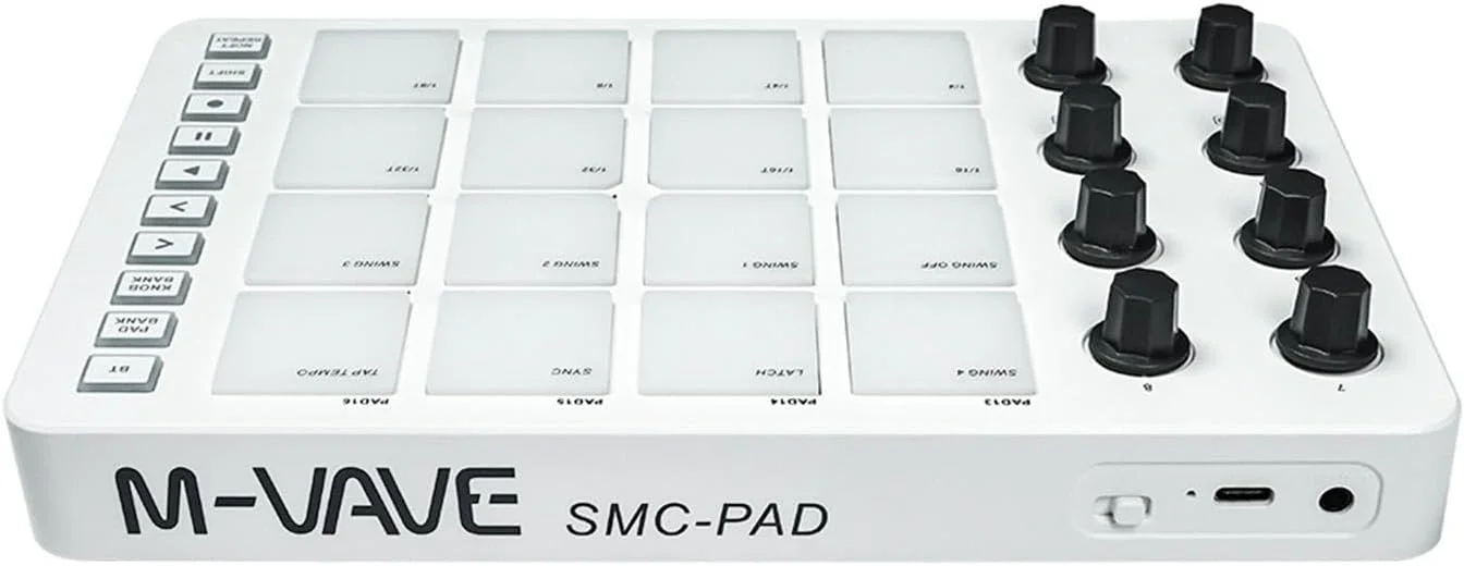 کنترلر پد MIDI کوواکو، پد کنترلر MIDI USB با 16 پد ضرب RGB، دستگاه سازنده بیت پد MIDI برای تولید موسیقی کنترلر پد MIDI کوواکو، پد کنترلر MIDI USB با 16 پد ضرب RGB، دستگاه سازنده بیت پد MIDI برای تولید موسیقی