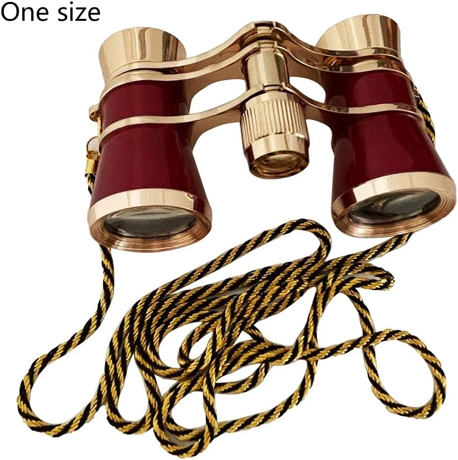 دوربین تئاتر 3X25، دوربین کوچک و سبک وزن با زنجیر، مناسب بزرگسالان، کودکان و بانوان در کنسرت