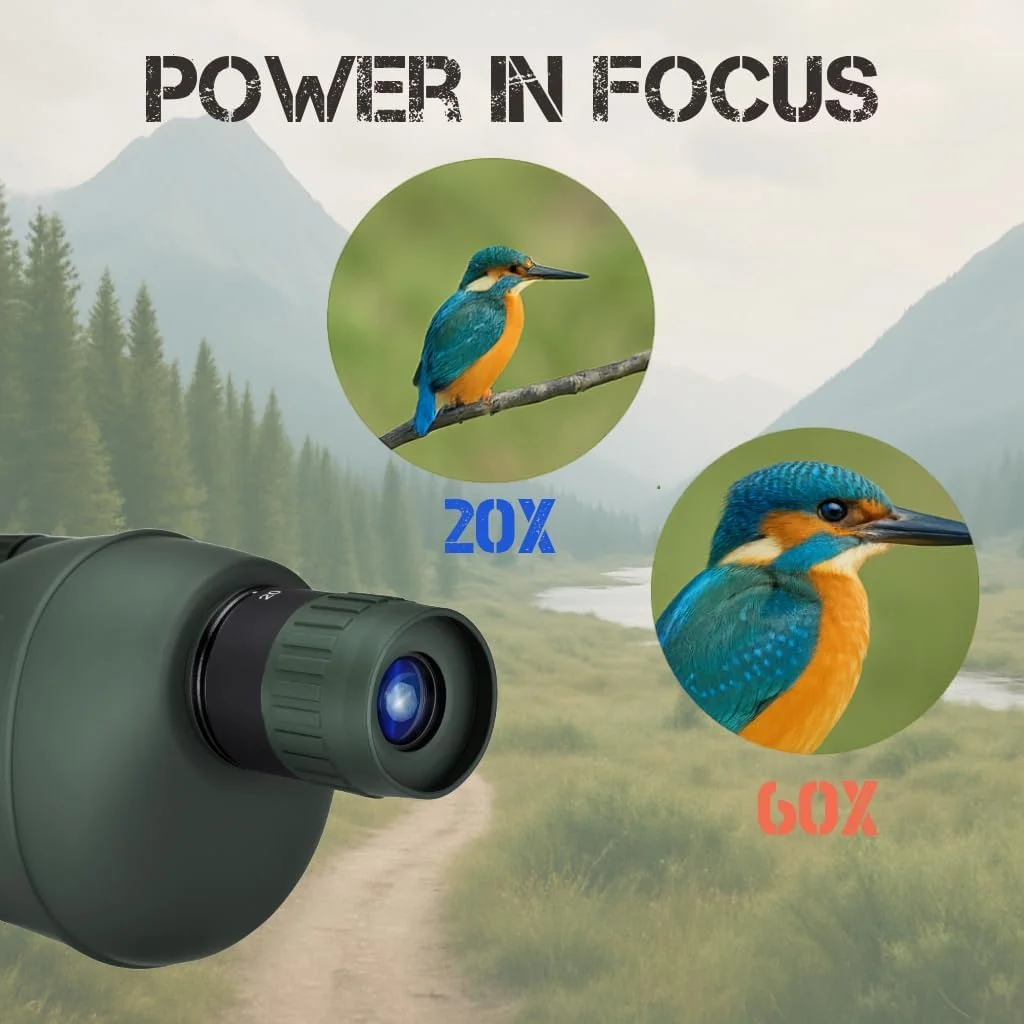 تلسکوپ دیدبانی زوم 60x60-20 بارسکا مدل کلرادو (رنگ سبز) تلسکوپ دیدبانی زوم 60x60-20 بارسکا مدل کلرادو (رنگ سبز)