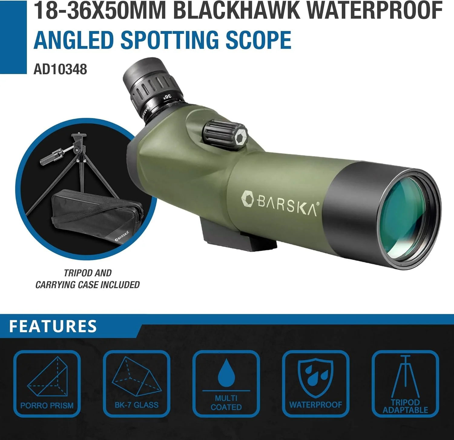 دوربین دیدهبانی بارسکا Blackhawk با کیف سخت دوربین دیدهبانی بارسکا Blackhawk با کیف سخت