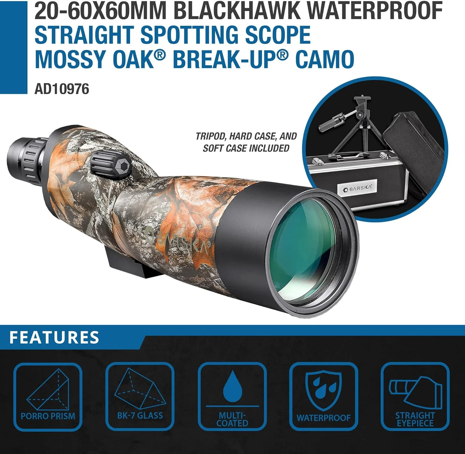 تلسکوپ دیدبانی مستقیم ضدآب بارسکا Blackhawk تلسکوپ دیدبانی مستقیم ضدآب بارسکا Blackhawk