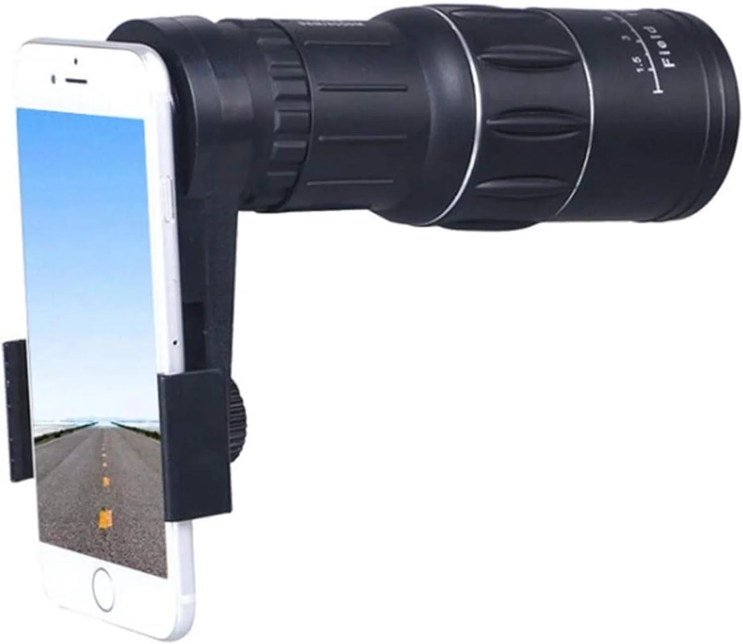 تلسکوپ تک چشمی قابل حمل، 16x52 با قدرت بالا، مجهز به آداپتور تلفن و سه پایه، دوربین دوچشمی با نور کم