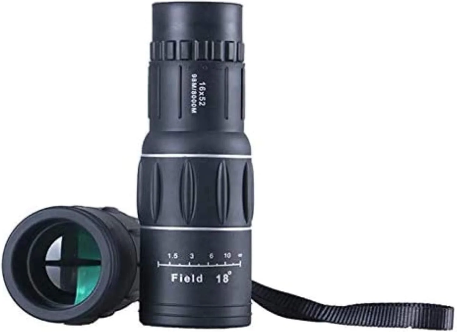 تلسکوپ تک چشمی قابل حمل، 16x52 با قدرت بالا، مجهز به آداپتور تلفن و سه پایه، دوربین دوچشمی با نور کم تلسکوپ تک چشمی قابل حمل، 16x52 با قدرت بالا، مجهز به آداپتور تلفن و سه پایه، دوربین دوچشمی با نور کم