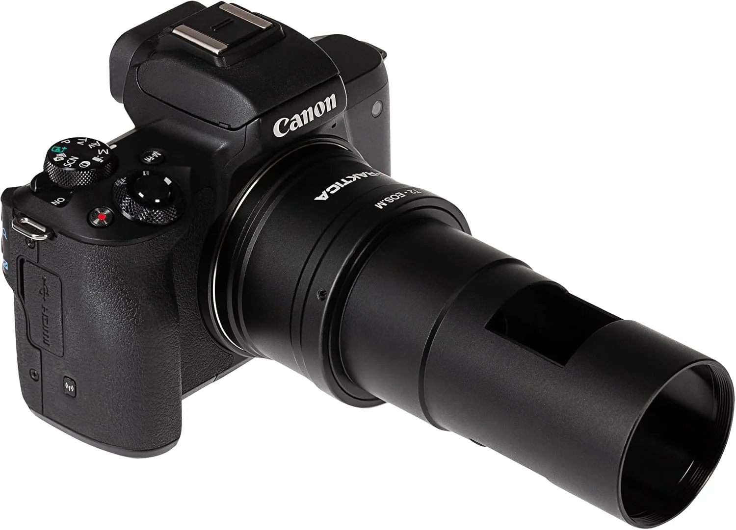 آداپتور اتصال تلسکوپ پراکتیکا T2 به دهانه Canon EOS-M