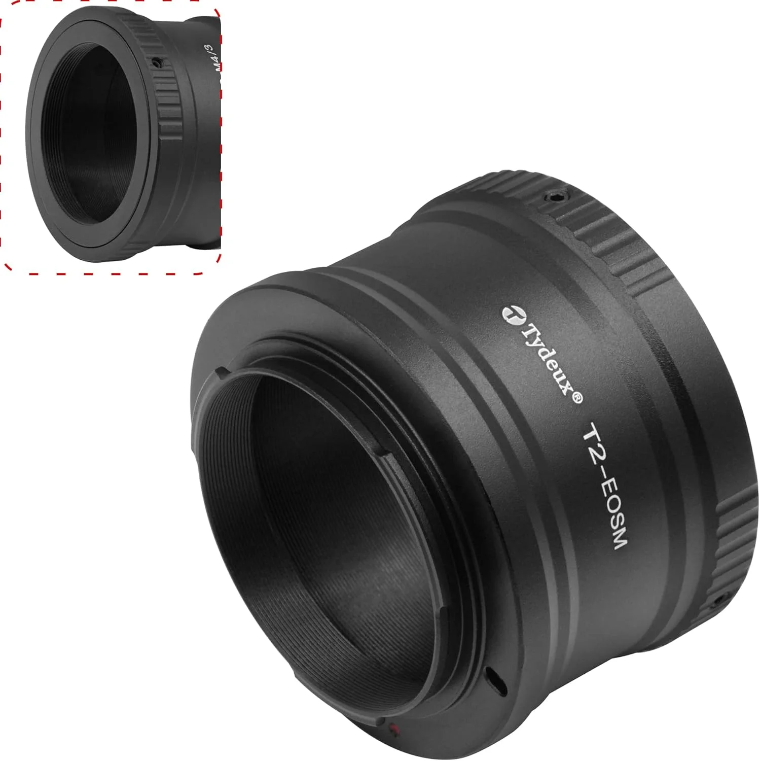 آداپتور لنز مانت T2 کانن EOS-M برای سیستم دوربین کانن EOS-M و لوازم جانبی تلسکوپ/اسپاتینگ اسکوپ