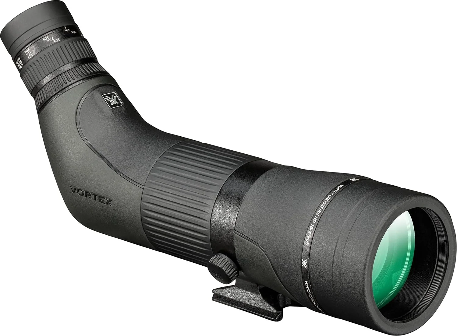 دوربین های دیده‌بانی Vortex Optics Crossfire HD - سیستم اپتیک HD، میدان دید گسترده، فوکوس حلزونی، سازگار با سه پایه، روکش لاستیکی، ضد آب، ضد مه، ضد ضربه - نامحدود و بدون قید و شرط