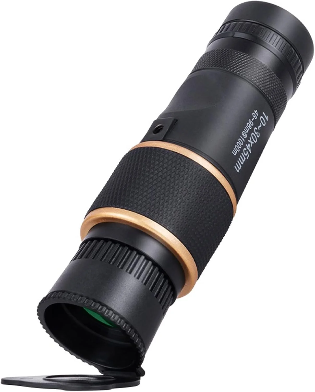 تلسکوپ های UTOYA با وضوح بالا، بزرگنمایی 10-30 × 45، تک چشمی فشرده و قابل حمل، تلسکوپ منشوری BAK4 قدرتمند برای شکار و کمپینگ (رنگ: همراه با سه پایه آداپتور)