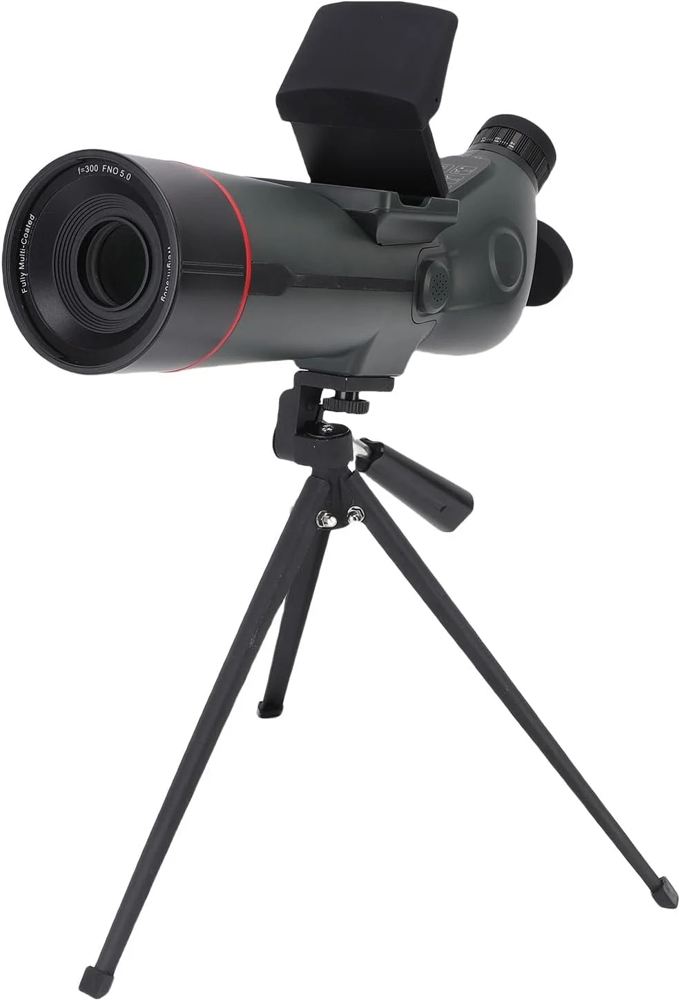 تلسکوپ دیدبانی با سه پایه، تلسکوپ دیدبانی 4K 30MP با زوم دیجیتال 18 برابر، بزرگنمایی تا 350 برابر، تک چشمی با صفحه نمایش دوگانه و باتری 4500mAh برای تماشای پرندگان و حیات وحش