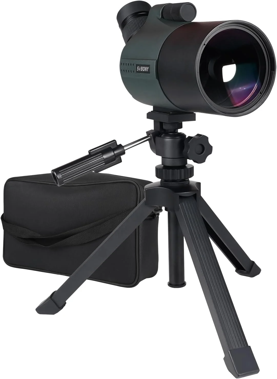 تلسکوپ دیدبانی ماک SVBONY SV41 Pro، تلسکوپ فشرده ۲۸-۸۴x۸۰ میلی‌متری با سه‌پایه، تلسکوپ دیدبانی با فوکوس دوگانه برای هدف‌گیری، با چشمی ۱.۲۵ اینچی برای عکاسی نجومی