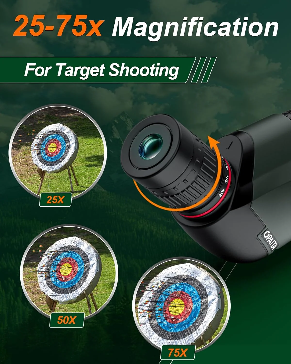 تلسکوپ دیدبانی 25-75x80 تلسکوپ دیدبانی 25-75x80