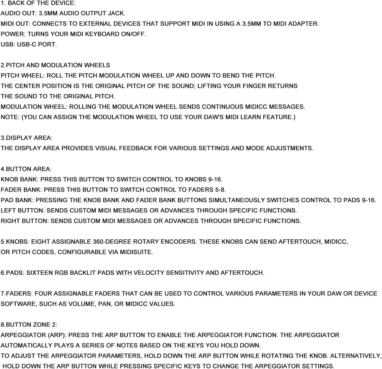 کنترلر میدی کیبورد کوچک ۳۷ کلیدی LUOFENG، ابزار تولید موسیقی قابل حمل، بافت پلاستیکی، مناسب برای استودیو و مسافرت