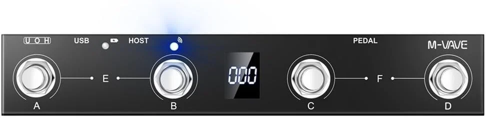 کنترلر MIDI برای نوازندگان، قابل شارژ با زمان استفاده طولانی (مشکی)