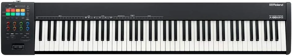 کنترلر میدی کیبورد Roland A-88MK2، قابلیت نوازندگی فوق العاده، ابزارهای خلاقانه یکپارچه برای نوازندگان و تولیدکنندگان مدرن کنترلر میدی کیبورد Roland A-88MK2، قابلیت نوازندگی فوق العاده، ابزارهای خلاقانه یکپارچه برای نوازندگان و تولیدکنندگان مدرن