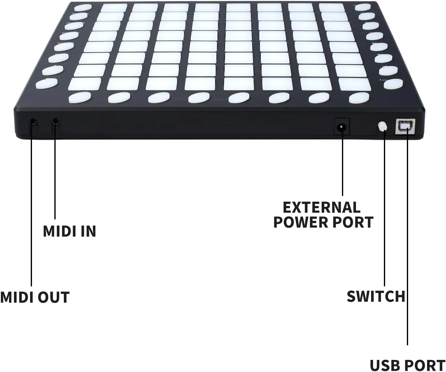 کنترلر MIDI، پد صوتی الکترونیکی WORLDE، ساز دیسکی 64 کلیدی، صفحه کلید MIDI، پد صوتی الکترونیکی مشکی کنترلر MIDI، پد صوتی الکترونیکی WORLDE، ساز دیسکی 64 کلیدی، صفحه کلید MIDI، پد صوتی الکترونیکی مشکی