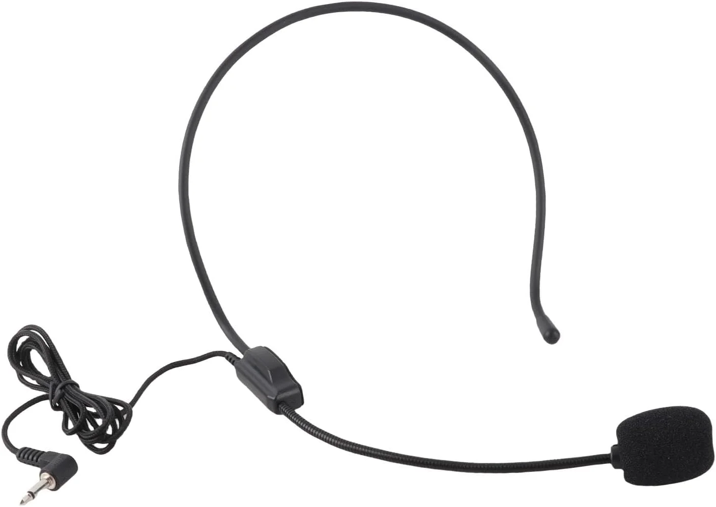 میکروفون هدست، میکروفون سیمی سربند، میکروفون خازنی 3.5 میلیمتری نصب شده روی سر برای بلندگوی تقویت کننده صدا میکروفون هدست، میکروفون سیمی سربند، میکروفون خازنی 3.5 میلیمتری نصب شده روی سر برای بلندگوی تقویت کننده صدا