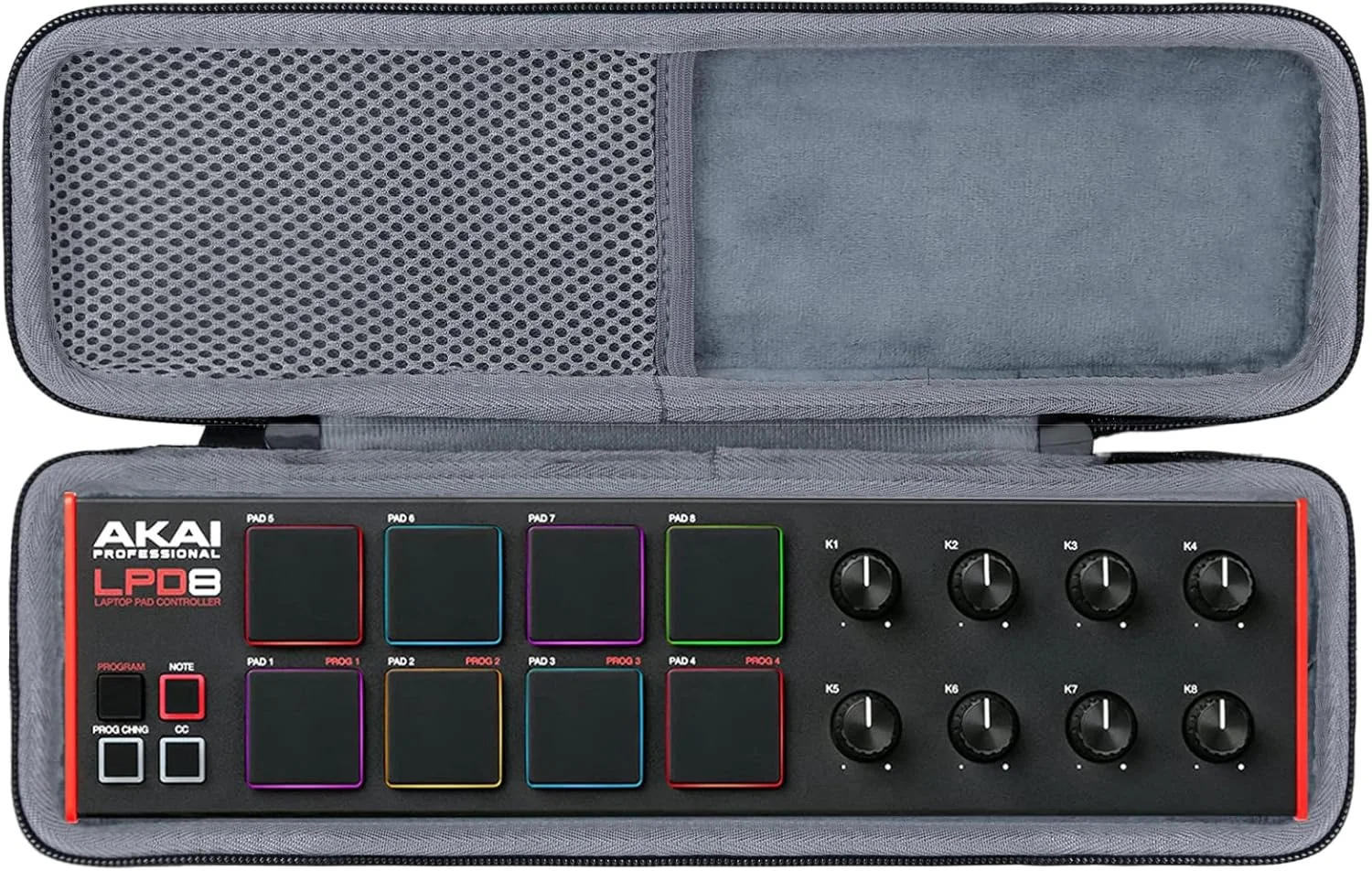 کیف محافظ هارد مسافرتی co2CREA برای کنترلر پد میدی USB حرفه ای AKAI LPD8 (فقط کیف، شامل تجهیزات نیست)