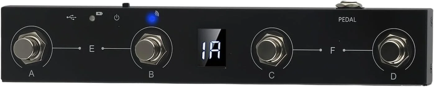کنترلر پدال MIDI شکلاتی MVAVE، قابل حمل و شارژی، 4 دکمه