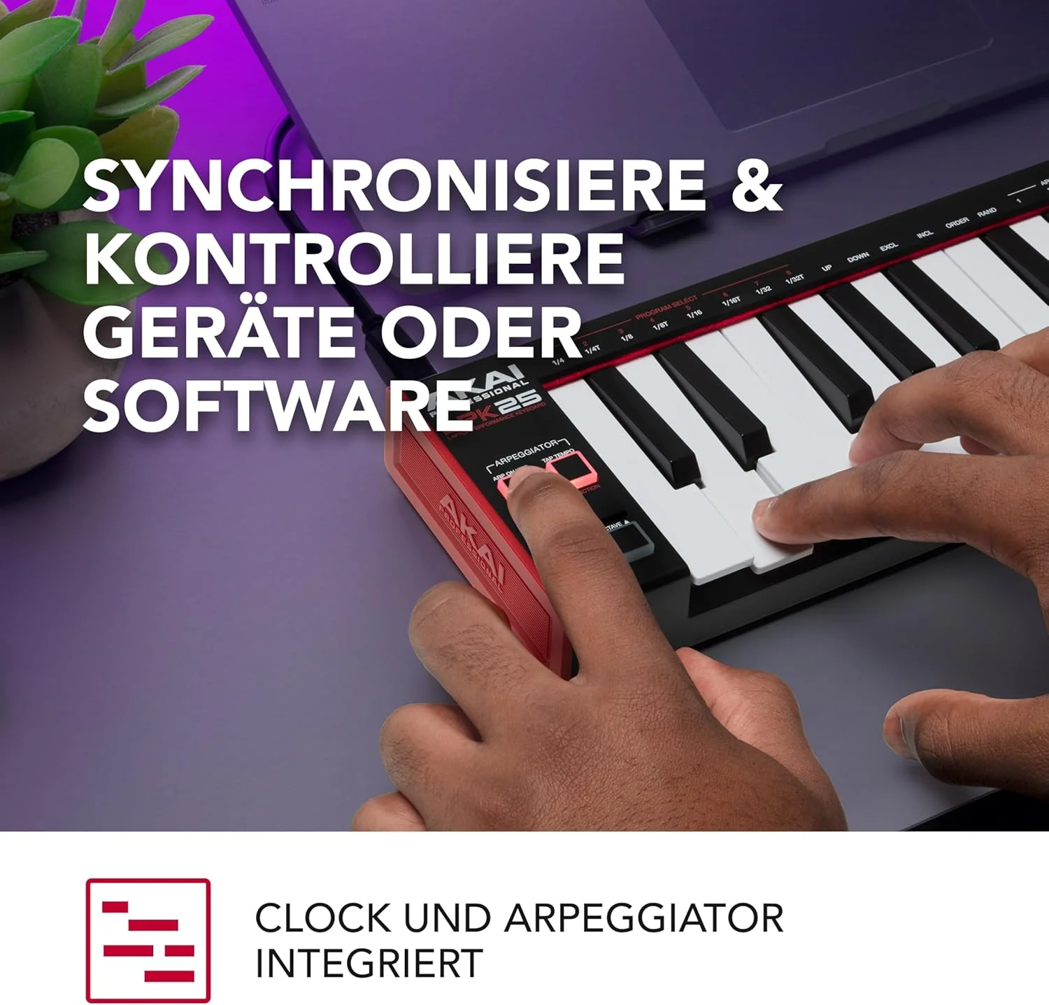 آکای پروفشنال LPK25 - کنترلر میدی کیبورد USB با 25 کلید سینت پاسخگو برای مک و کامپیوتر، آرپژیاتور و نرم افزار تولید موسیقی آکای پروفشنال LPK25 - کنترلر میدی کیبورد USB با 25 کلید سینت پاسخگو برای مک و کامپیوتر، آرپژیاتور و نرم افزار تولید موسیقی