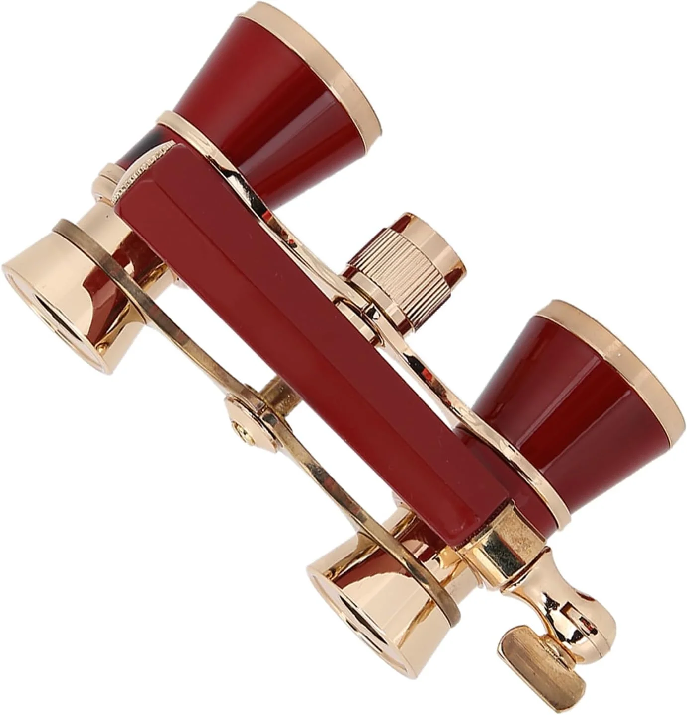 دوربین تئاتر ZJchao، دوربین دوچشمی 3X25 تلسکوپ کوچک قابل حمل برای زنان، دختران و کودکان (قرمز)