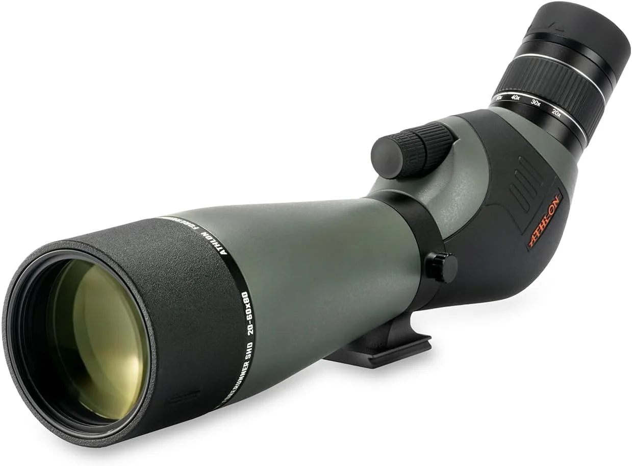 تلسکوپ دیدبانی دوال فوکوس آتلون اپتیکس 20-60x80 فوررانر - لنز فوکال ED به همراه سه پایه