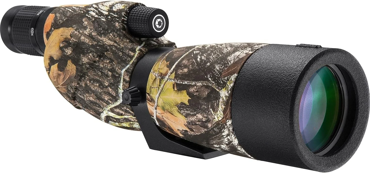 تلسکوپ دیدبانی 20-60x65 میلی‌متری Barska Level – ضد آب، ضد مه، اپتیک کاملاً پوشش داده شده، پایه سه پایه داخلی