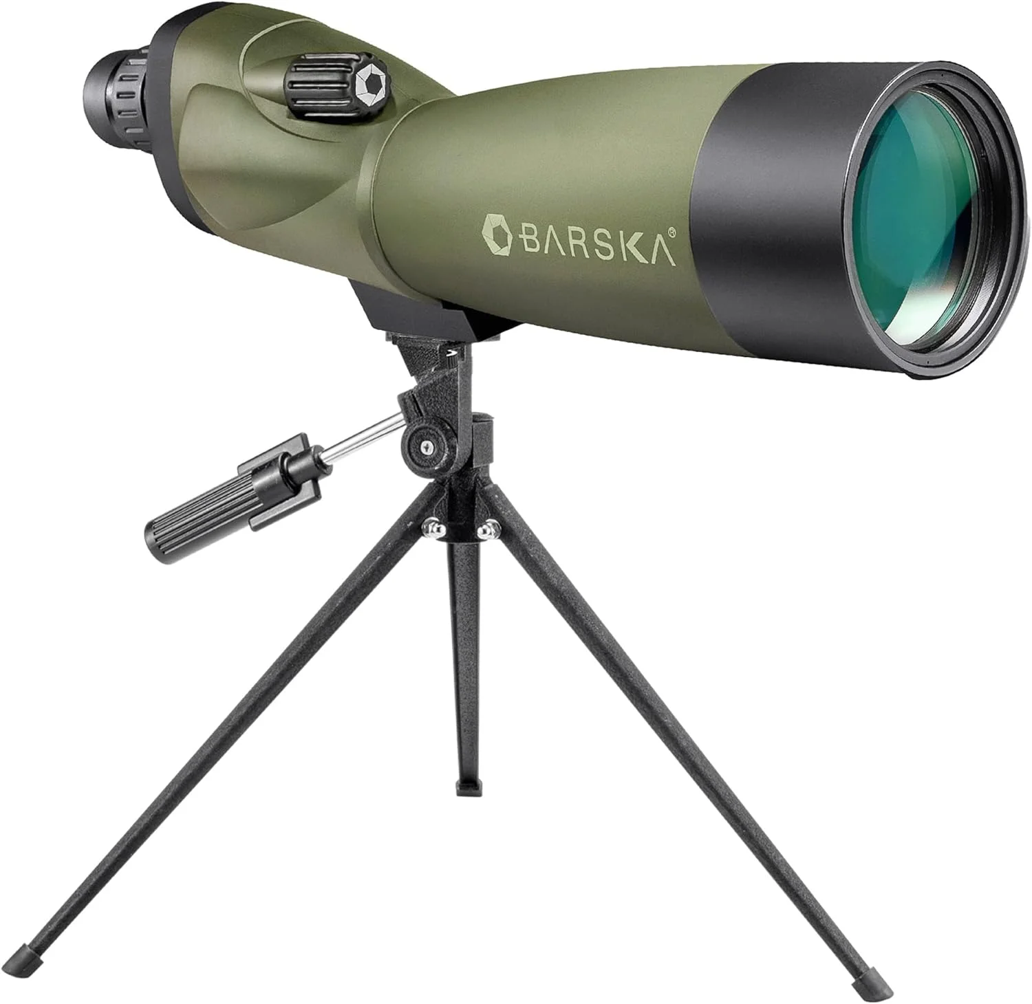 تلسکوپ دیدبانی مستقیم ضدآب بارسکا Blackhawk 20-60x70 به همراه سه پایه، کیف حمل نرم و کیف سخت ممتاز