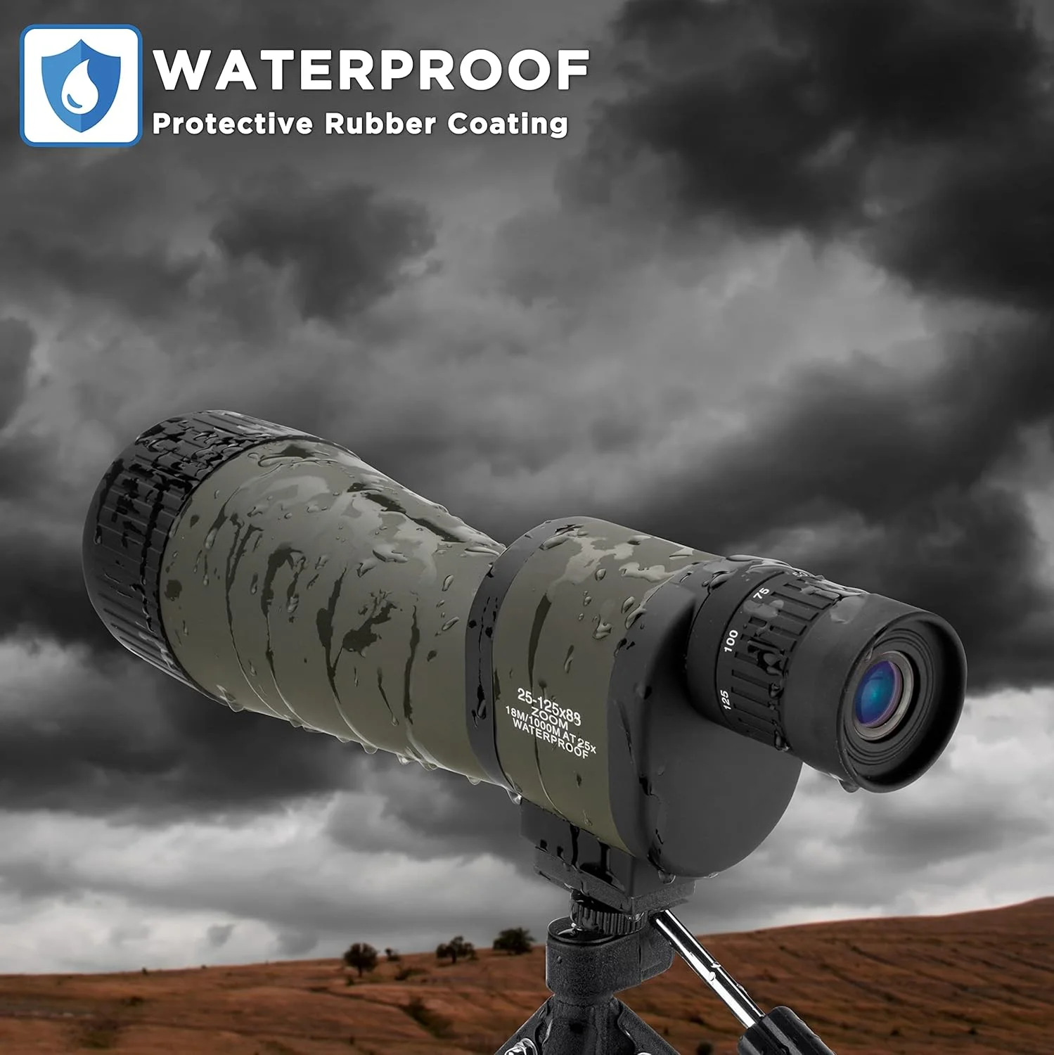 تلسکوپ دیدبانی مستقیم ضدآب Barska Benchmark با قدرت بزرگنمایی بالا، فوکوس شیئی، کیف حمل و سه پایه برای شکار، تماشای پرندگان و تیراندازی به هدف تلسکوپ دیدبانی مستقیم ضدآب Barska Benchmark با قدرت بزرگنمایی بالا، فوکوس شیئی، کیف حمل و سه پایه برای شکار، تماشای پرندگان و تیراندازی به هدف