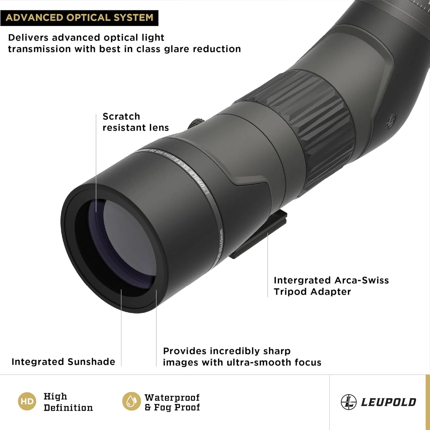 تلسکوپ دیدبانی زاویه دار Leupold SX-2 Alpine HD تلسکوپ دیدبانی زاویه دار Leupold SX-2 Alpine HD